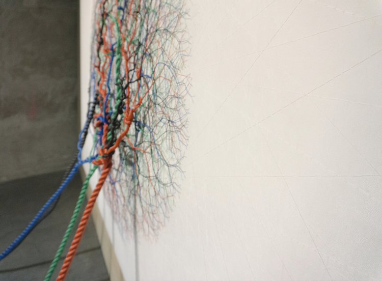 Ciclotramas Rope Art Organic Installation Janaina Mello Landini