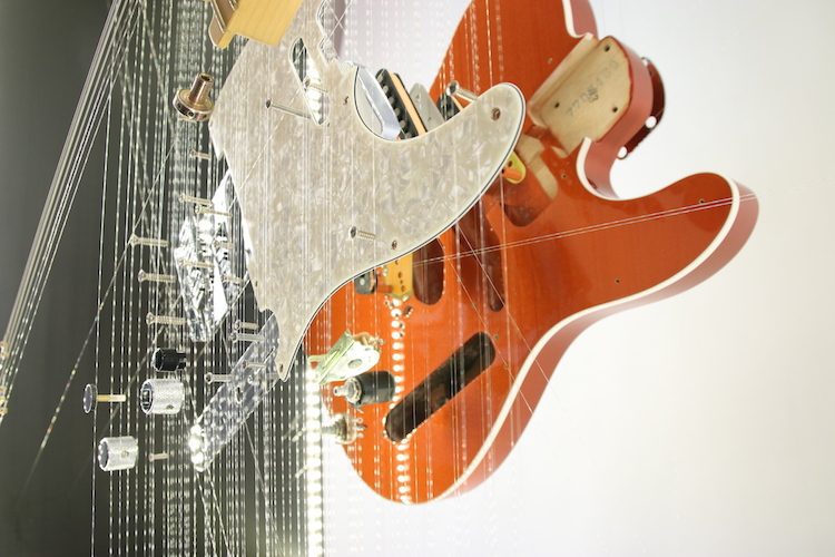 John A. Peralta Deconstructed Fender Guitar