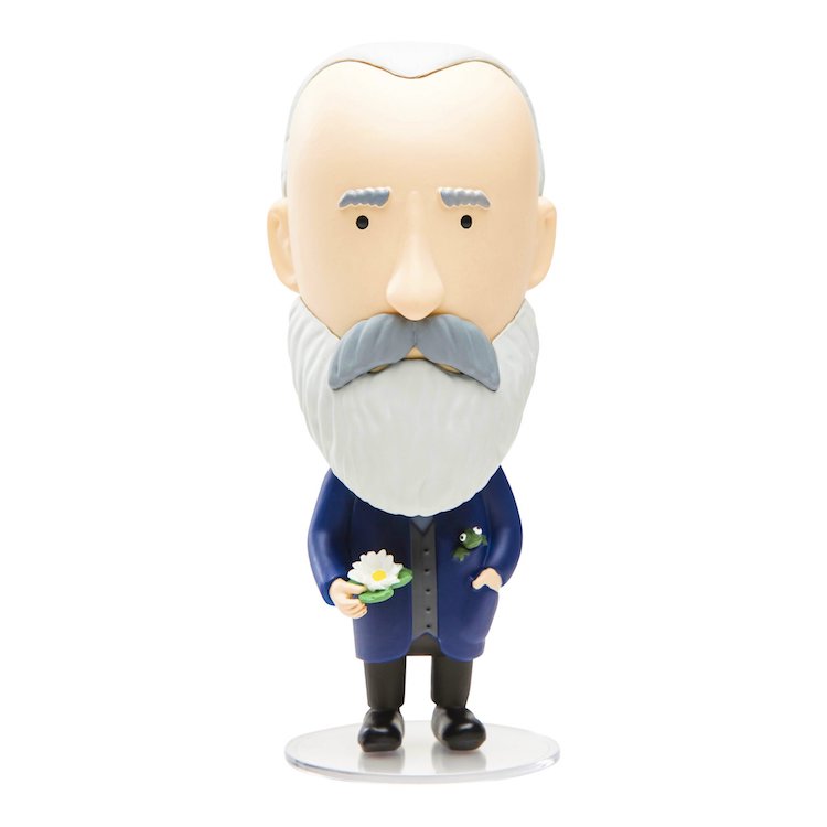 Claude Monet Action Figure Today is Art Day Art History Heroes