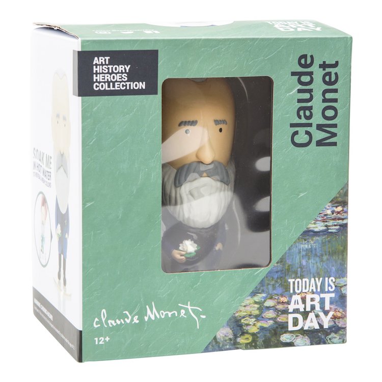 Claude Monet Action Figure Today is Art Day Art History Heroes