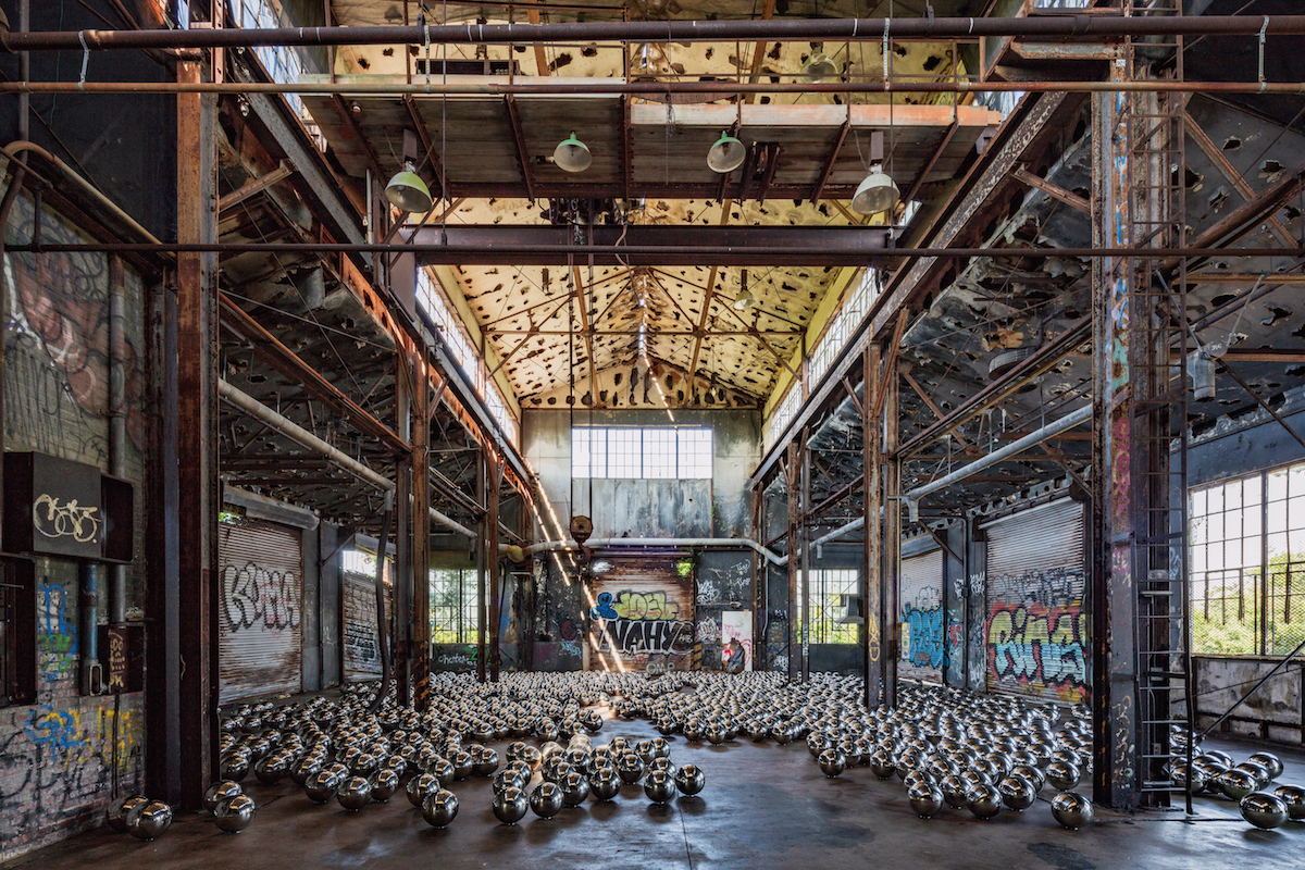 ​Narcissus Garden Rockaway! 2018 by Yayoi Kusama