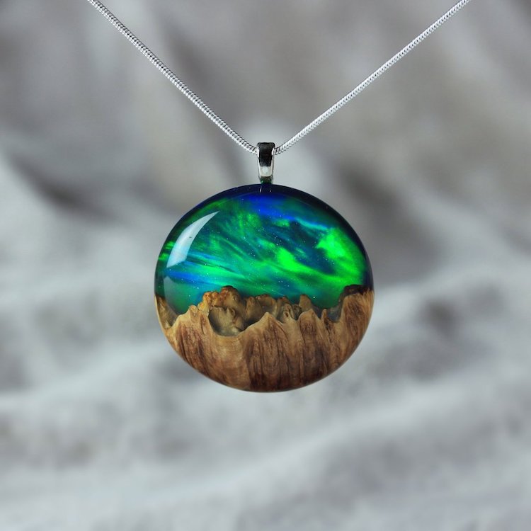 Wood All Good Resin and Opal Jewelry 