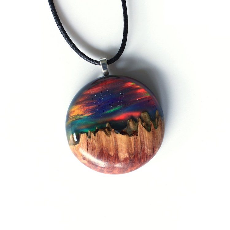Wood All Good Resin and Opal Jewelry 