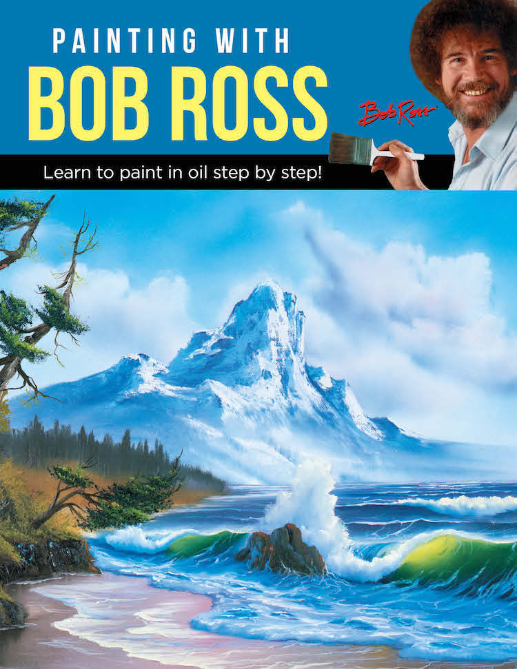 Bob Ross Landscape Brush Set Oil Based Paint Tools and The Best of Joy of  Painting Book, 13 Pieces