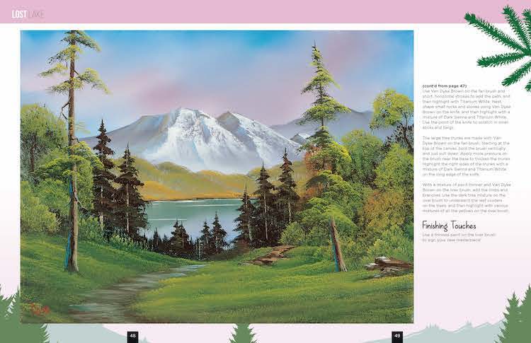 Painting with Bob Ross Painting Supplies Bob Ross Book