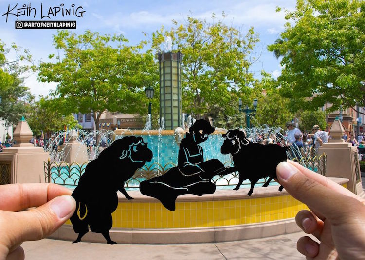 Paper Art Disneyland Paper Cutouts by Keith Lapinig