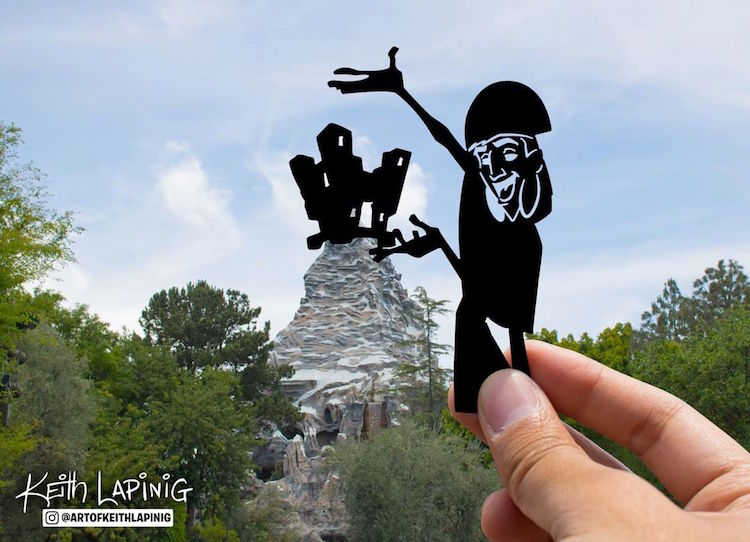 Paper Art Disneyland Paper Cutouts by Keith Lapinig