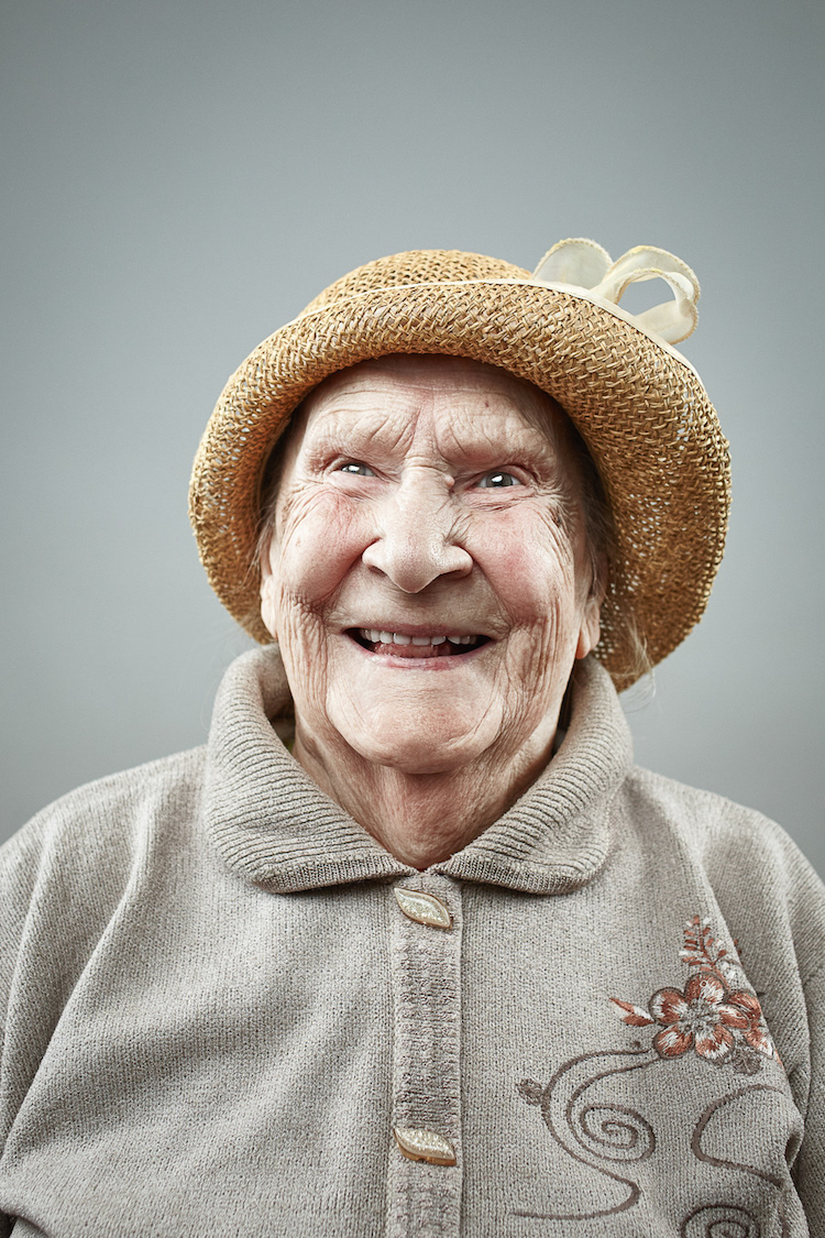 Portrait Photography Smiling Senior Citizens by lya Nodia