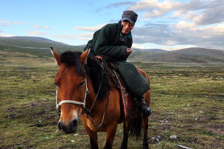 Tsaatan Reindeer Herders in Mongolia by Pascal Mannaerts