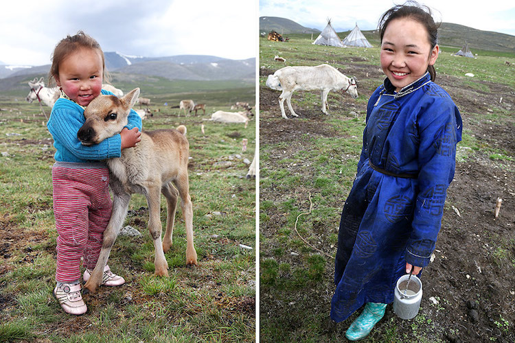 Tsaatan Reindeer Herders in Mongolia by Pascal Mannaerts