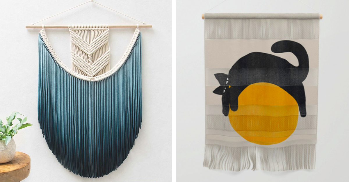15 Textile Wall Hangings To Add A, Textile Wall Hangings
