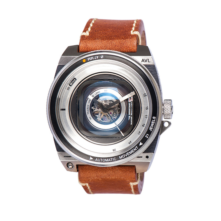 camera inspired watch