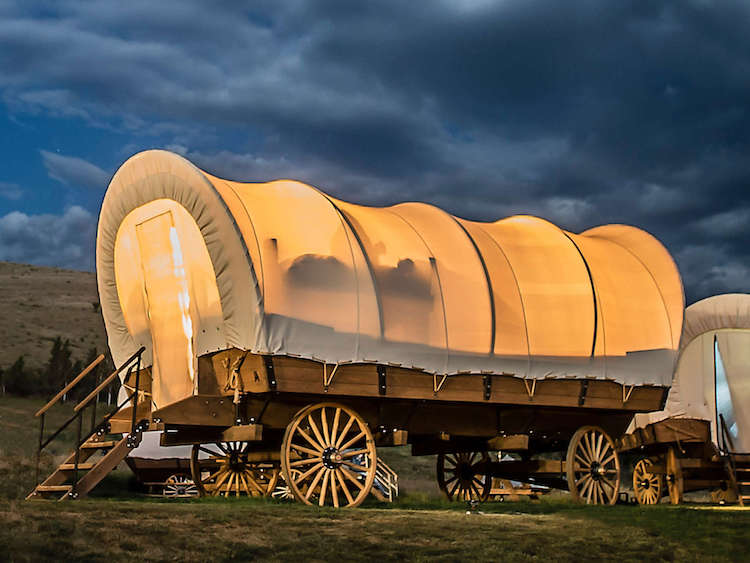 Covered Pioneer Wagons