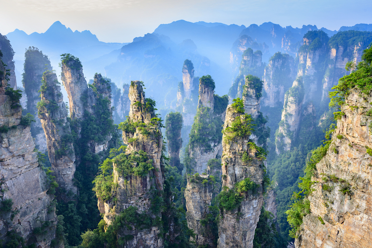 frakobling Ooze Stolt China's Incredible Stone Pillars Inspired 'Avatar' Scenery