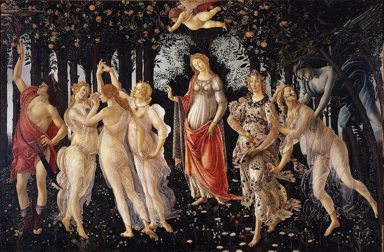 Botticelli Primavera Botticelli Paintings Italian Renaissance Art