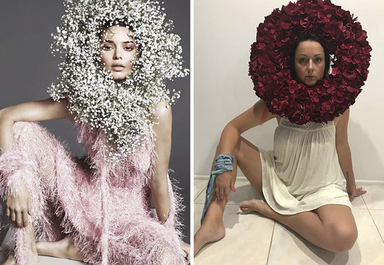 Woman Parodies Celebrity Culture In Hilarious Photo Recreation Series 