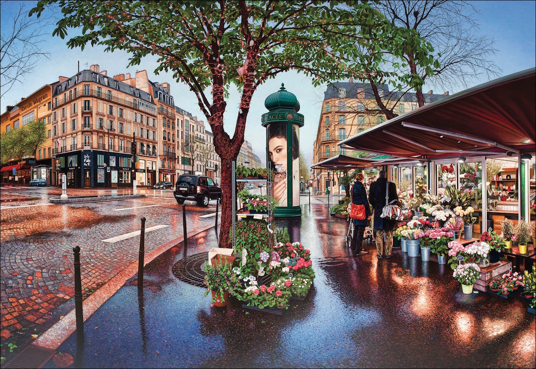 Cityscape Photorealistic Painting by Nathan Walsh