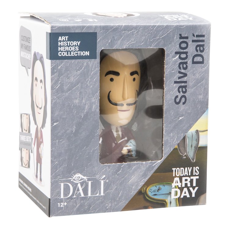 Salvador Dali Action Figure Dali Mustache Melting Clock