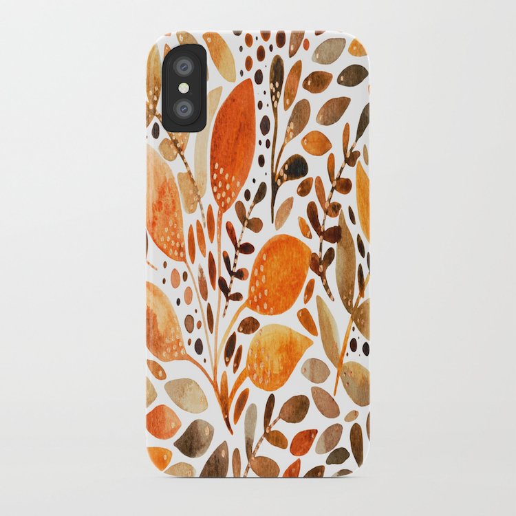 Funda para celular otoñal