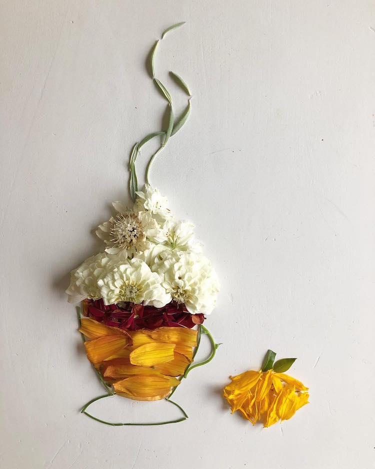 Floral Arrangements Illustrations by Bridget Beth Collins 