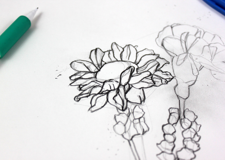 How to Draw a Flower