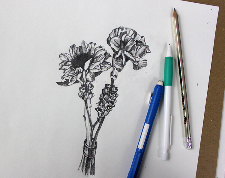 Cómo dibujar una flor