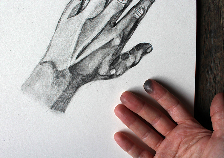 Realistic pencil hands drawing — Steemit