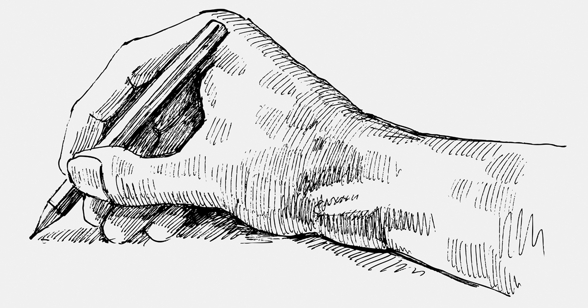 Hands Drawing Realistic Sketch Stock Illustration - Illustration of  gesture, human: 122746442