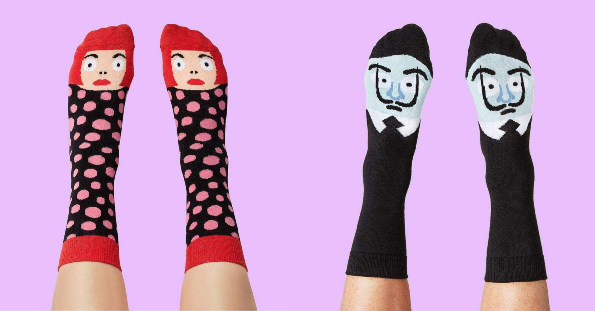 Wear These Artist Portrait Socks to Feel Creative Head-to-Toe