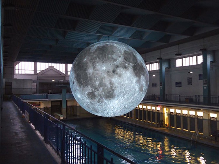 Museum of The Moon Installation Art by Luke Jerram