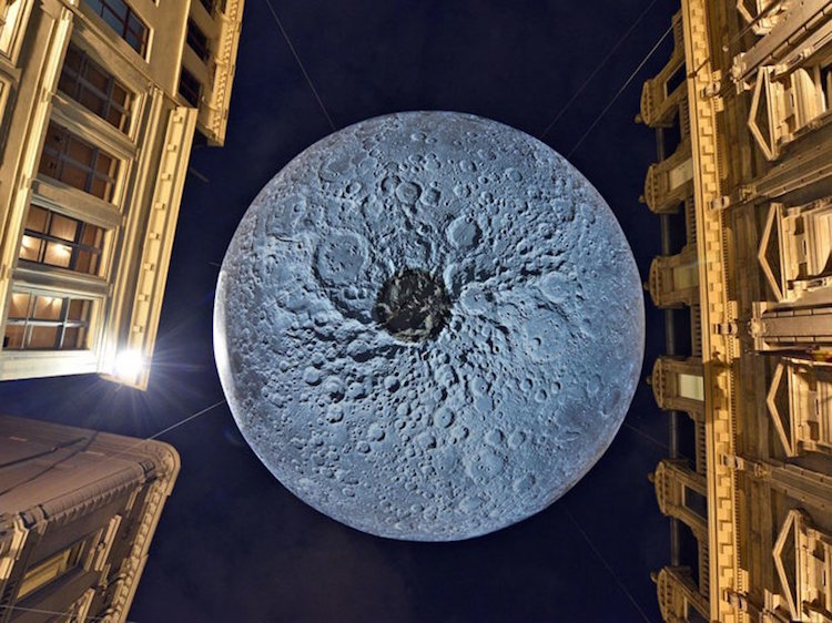 Museum of The Moon Installation Art by Luke Jerram