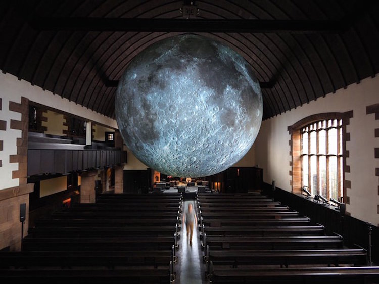 Museum of The Moon Installation Art by Luke Jerram