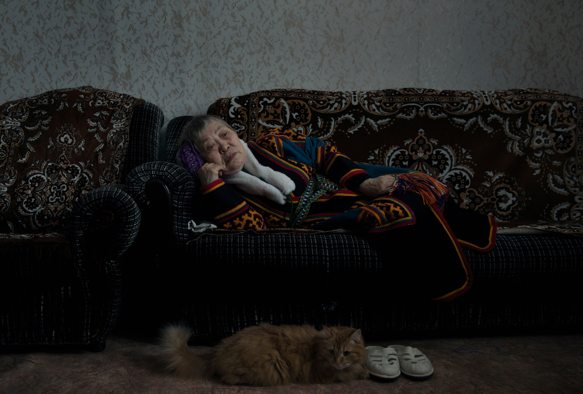 Elderly Siberian Woman by Oded Wagenstein