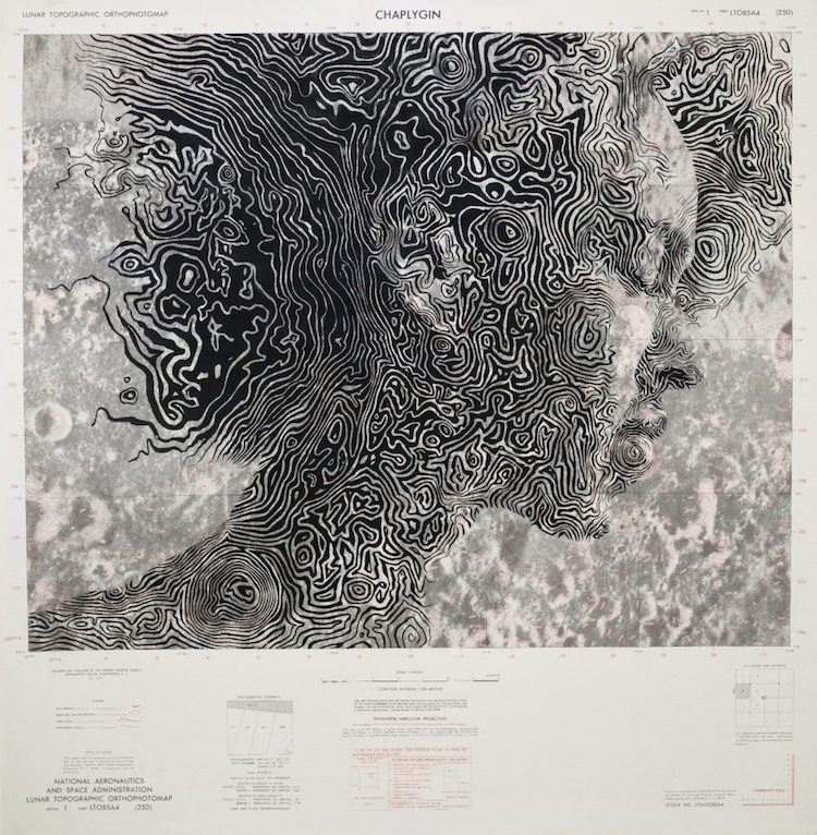 Portrait Drawings Cartography by Ed Fairburn