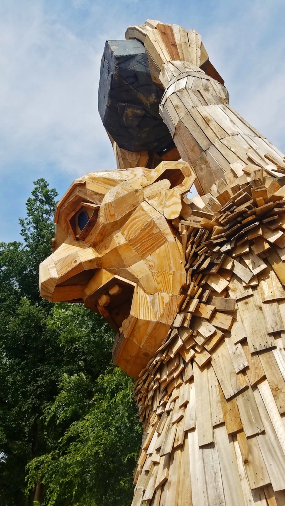 Wooden Troll Sculptures by Thomas Dambo Pop Up in the Morton Arboretum