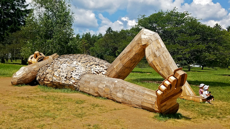 Morton Arboretum Trolls Thomas Dambo Wooden Troll Sculptures