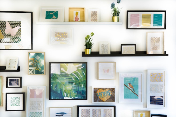 A Fresh Way To Showcase Canvas Prints: DIY Floating Frames - Society6 Blog