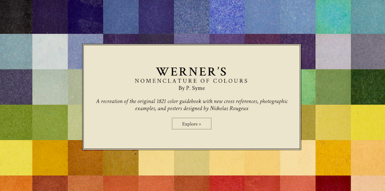 Nomenclatura del color de Werner - guía de colores en línea