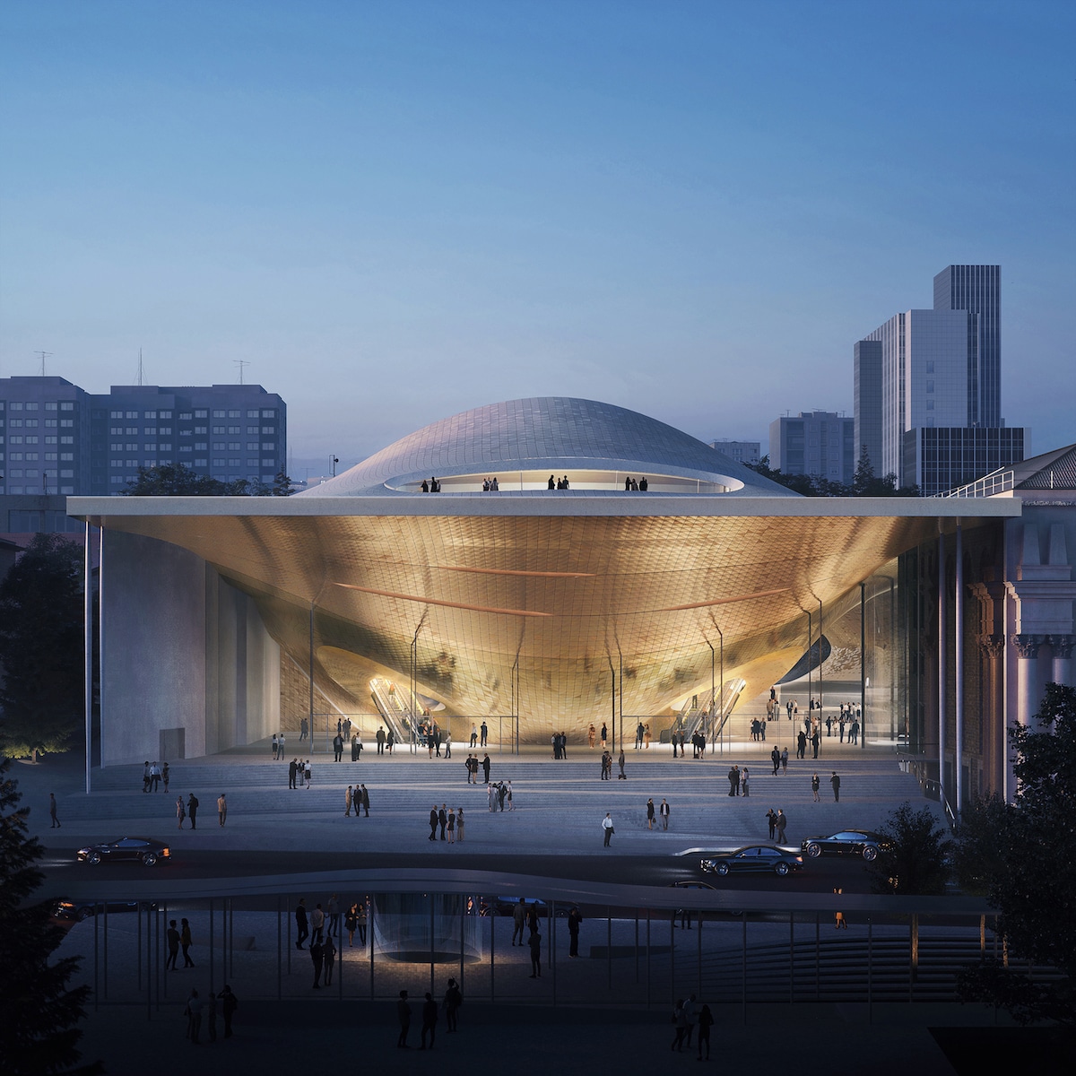 Zaha Hadid Architects - Sverdlovsk Philharmonic Concert Hall Render