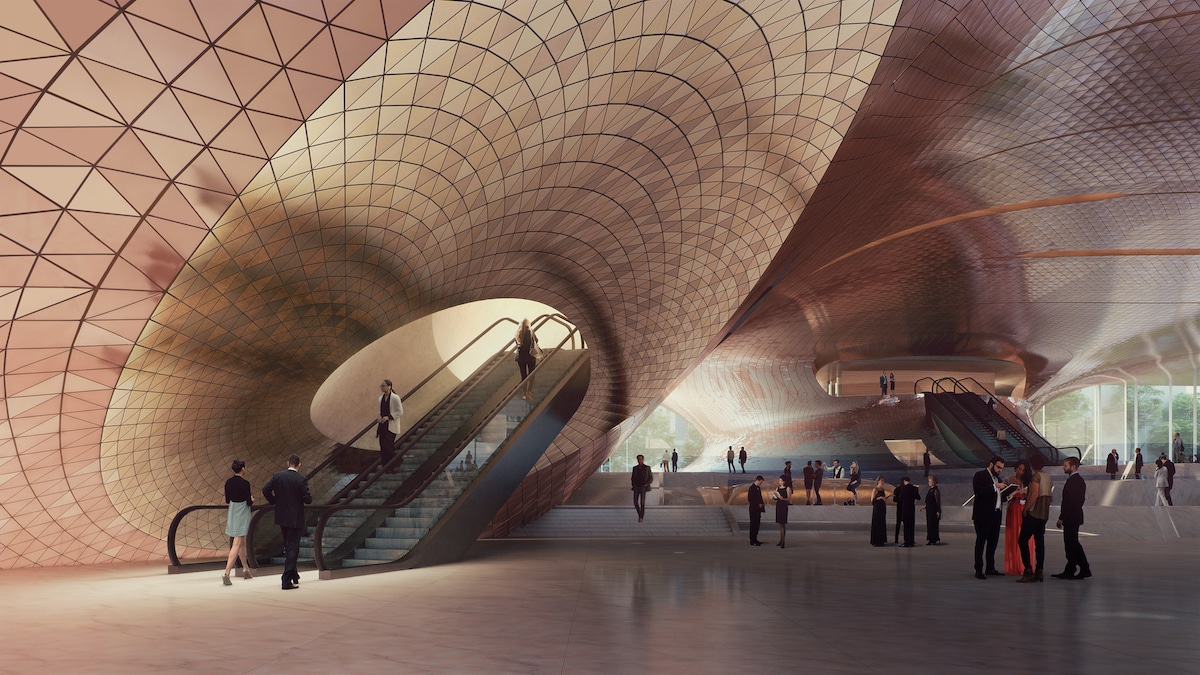 Zaha Hadid Architects - Sverdlovsk Philharmonic Concert Hall Render