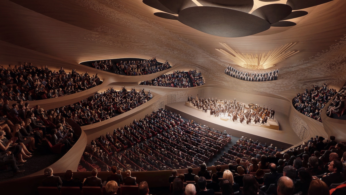 Zaha Hadid Architects - Sverdlovsk Philharmonic Concert Hall Render