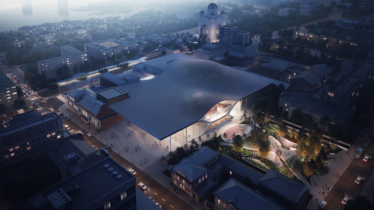 Zaha Hadid Architects - Sverdlovsk Philharmonic Concert Hall Render