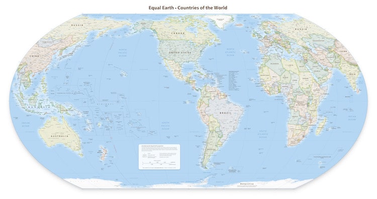 Eye-Opening “True Size Map” Shows the Real Size of Countries on a