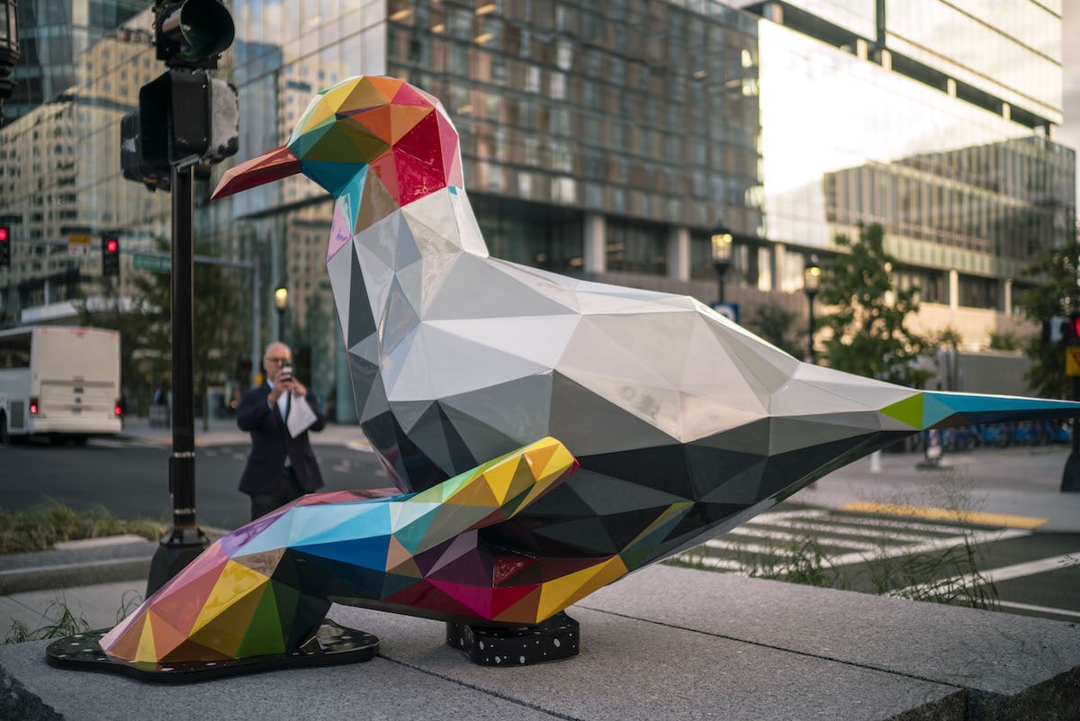 Okuda - Boston Seaport Public Sculptures