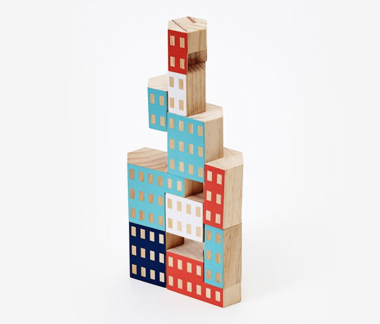 Architectural Blocks Blockitecture Blocks for Adults James Paulius Wooden Blocks