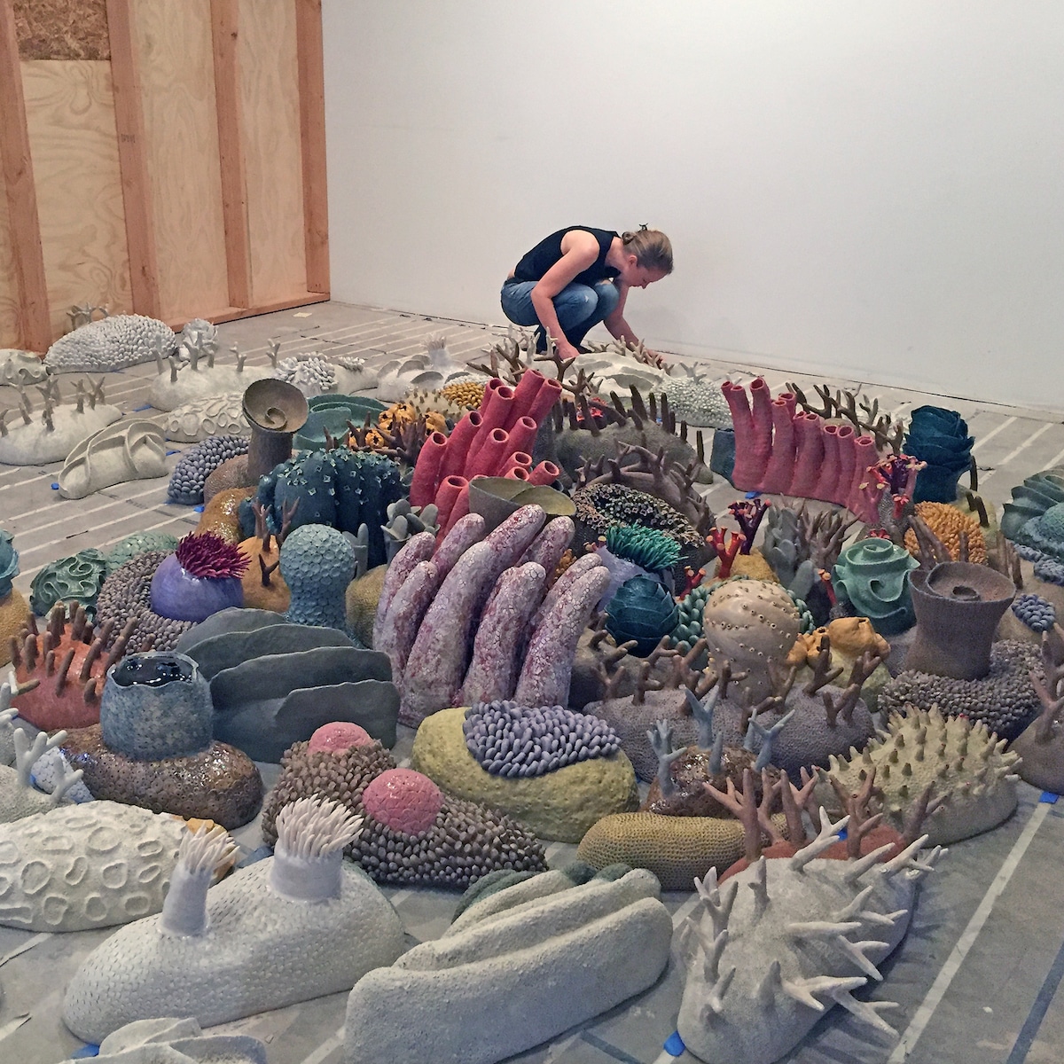 Courtney Mattison Ceramic Coral Reef Coral Reef Conservation Art in Embassies