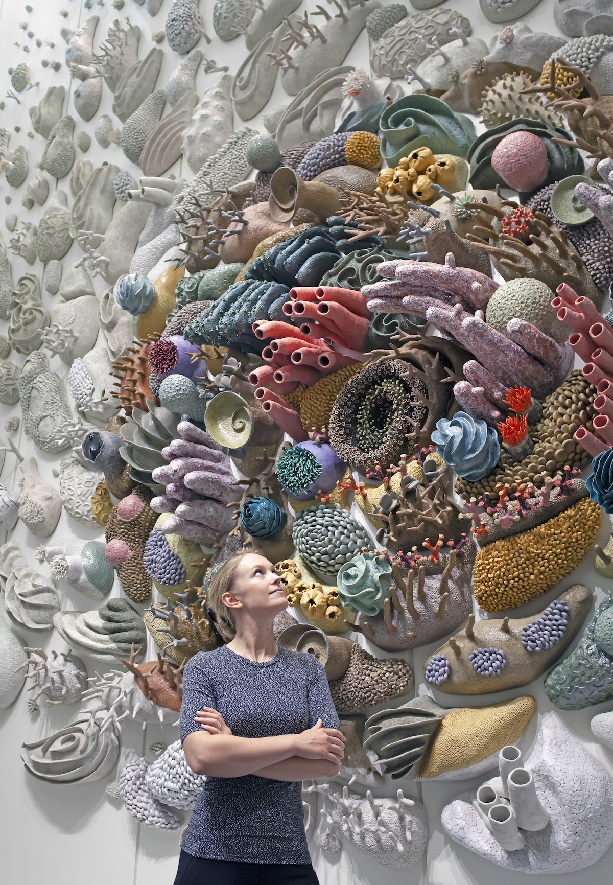 Courtney Mattison Ceramic Coral Reef Coral Reef Conservation Art in Embassies