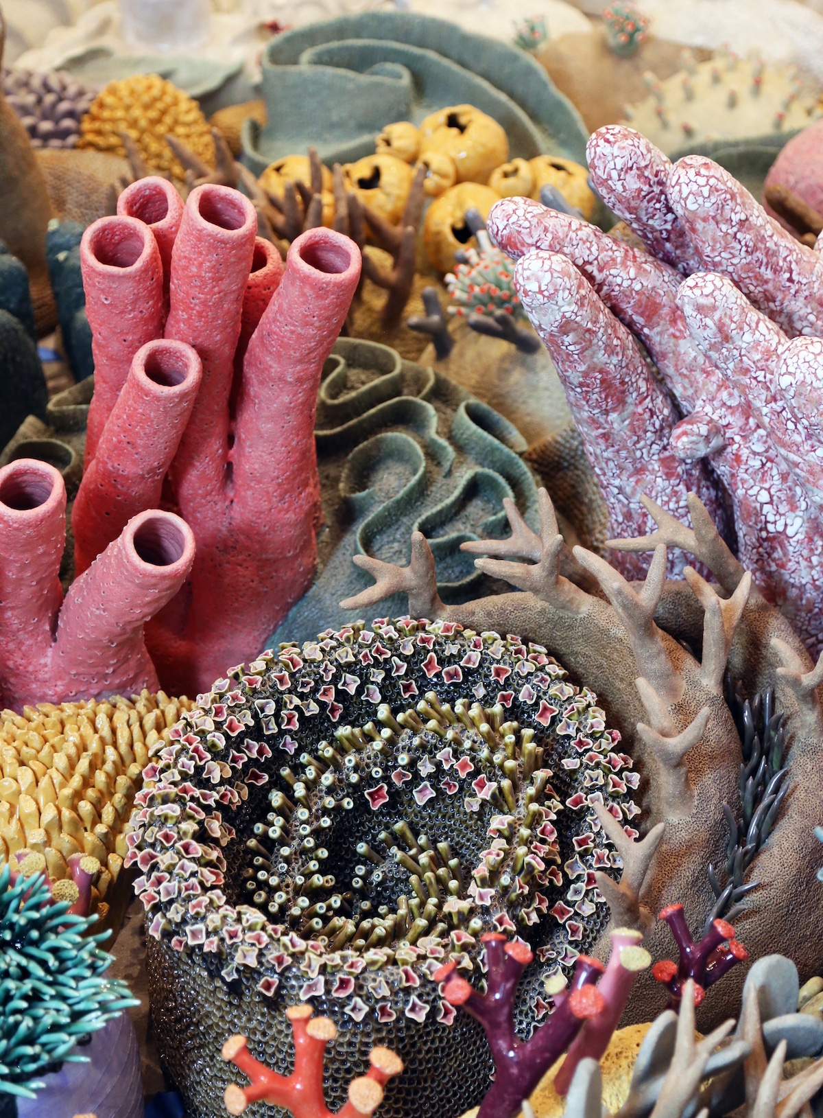 Courtney Mattison Ceramic Coral Reef Coral Reef Conservation Art in Embassies