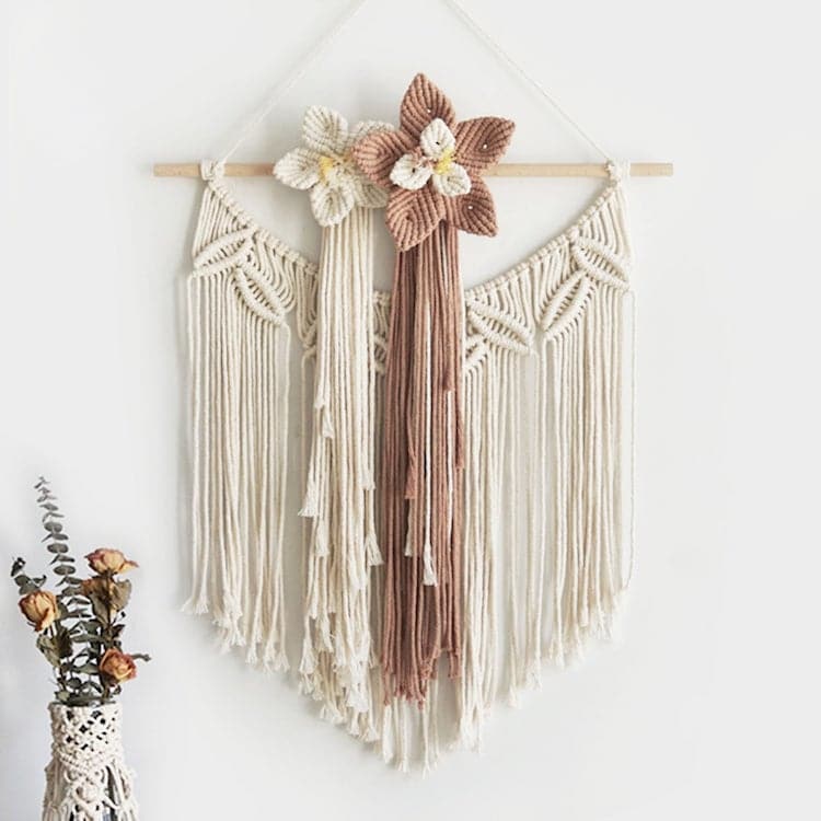 Flower Macrame Wall Hanging