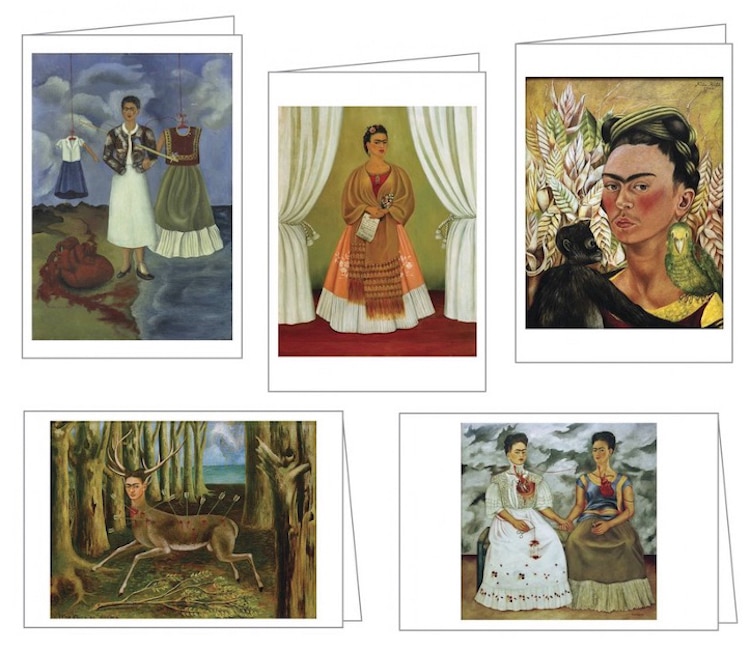 Postales de Frida Kahlo Tarjetas de Frida Kahlo Regalos Artisticos